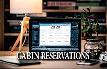 Reserve Your Cabin 24 Hours A Day with Our Automated System